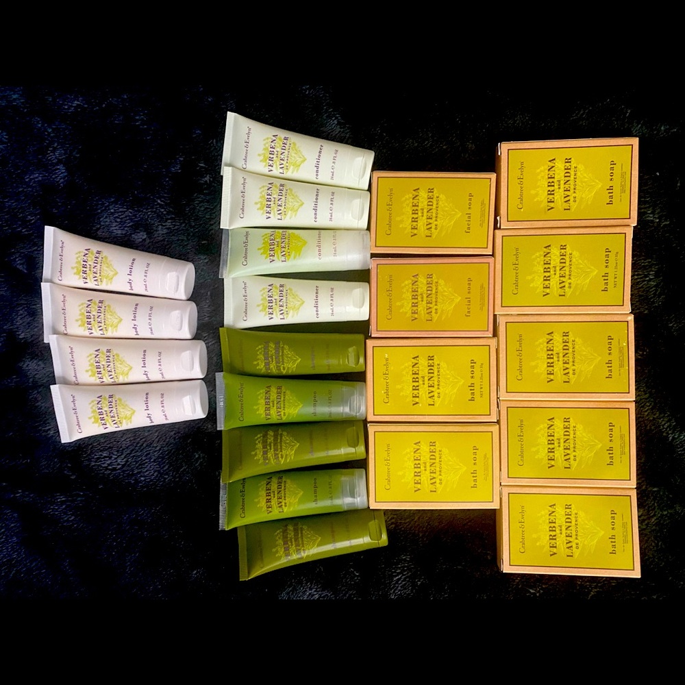 Travel size toiletries